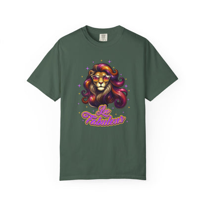 Leo Fabulous Tee – Groovy Colorful Zodiac Shirt