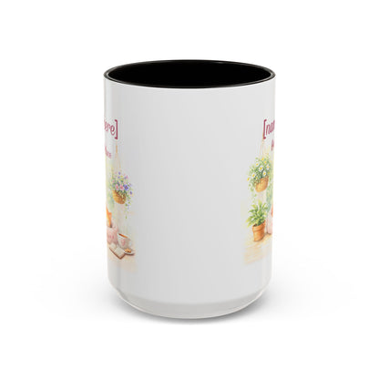 Personalized Name Cat Mug - Custom "Happy Place" Ceramic Mug for Cat Lovers