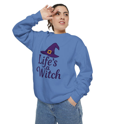 Life’s a Witch Sweatshirt – Funny Witch Hat Pullover