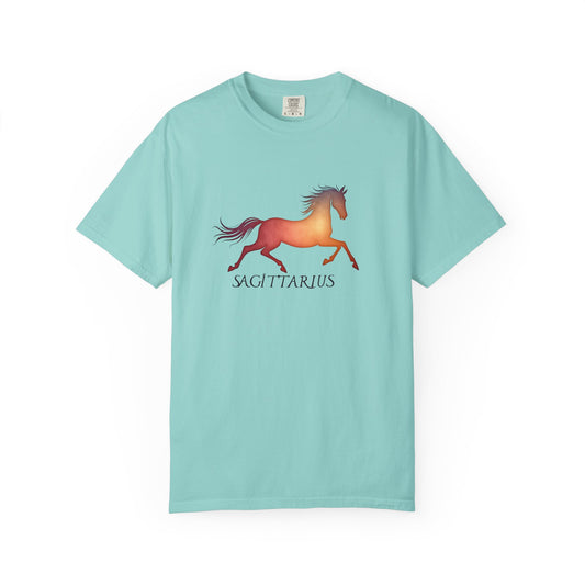 Sagittarius – Wild Spirit Sunset Horse Tee