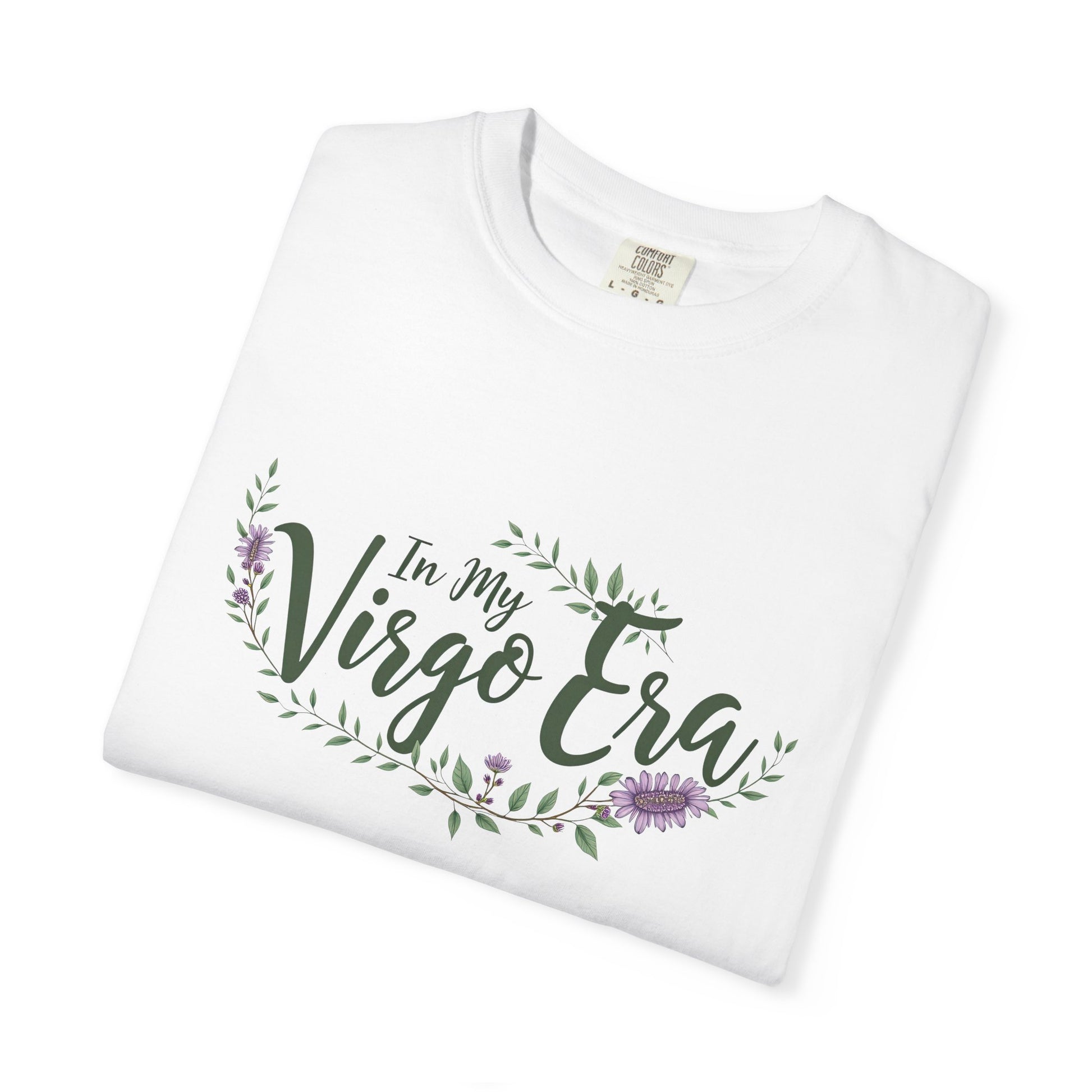 In My Virgo Era – Pretty Floral Zodiac Tee