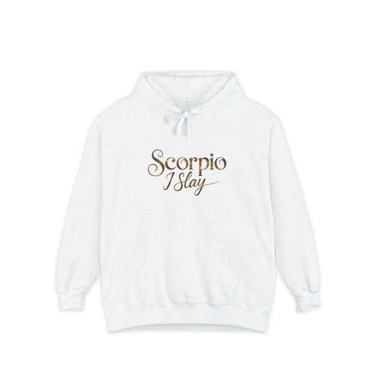 Scorpio I Slay Unisex Hoodie – Sassy Zodiac Comfort Colors Midweight Hoodie