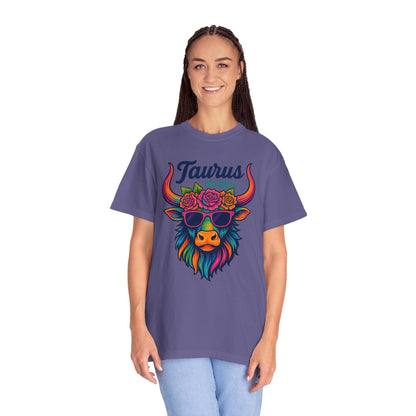 Taurus No Bull – Sassy Rainbow Boho-Bull Tee