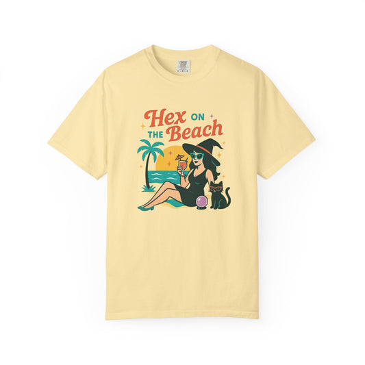 Hex on the Beach  - Retro Witch Beach Tee