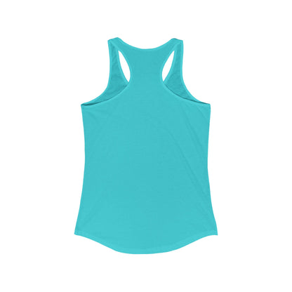 Cool Cat -Colorful Fun Groovy Kitty - Women's Racerback Tank