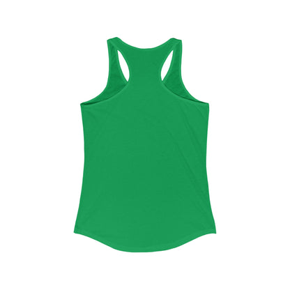 Cool Cat -Colorful Fun Groovy Kitty - Women's Racerback Tank