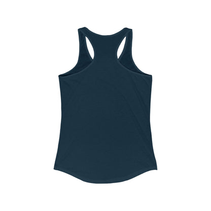 Cool Cat -Colorful Fun Groovy Kitty - Women's Racerback Tank