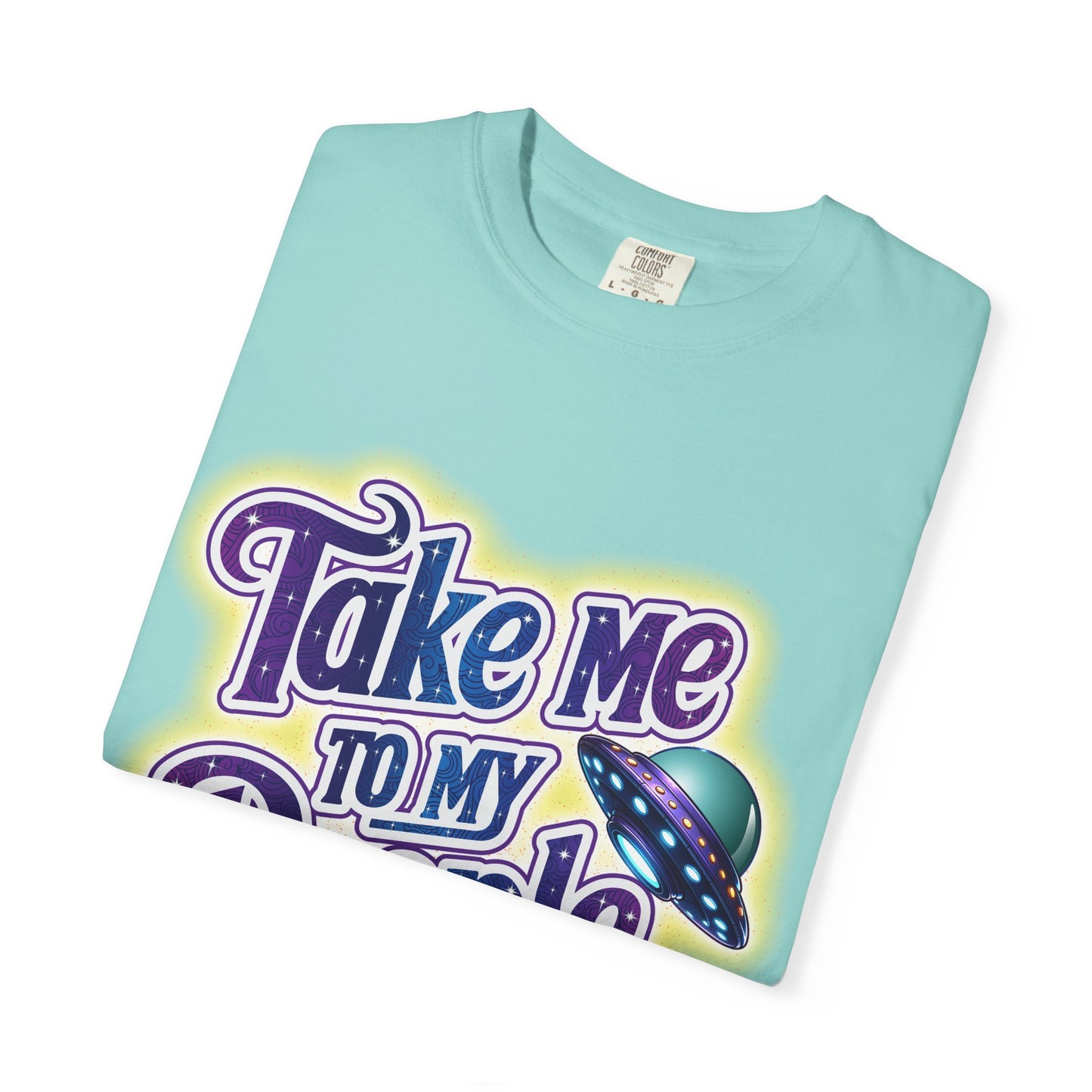 Take Me To My People Tee – Funny Retro UFO Shirt