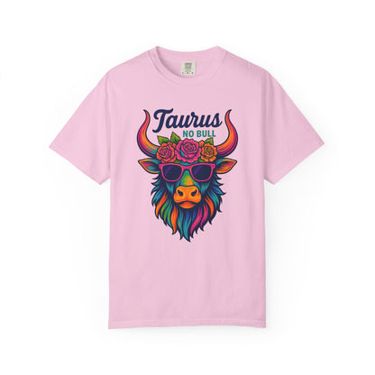 Taurus No Bull – Sassy Rainbow Boho-Bull Tee