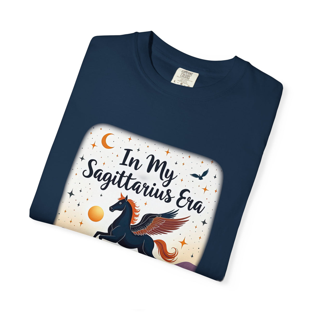 In My Sagittarius Era – Mystical Pegasus Tee - Enchanted Sky