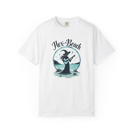 Hex on the Beach - Funny Witch Guitar Tee