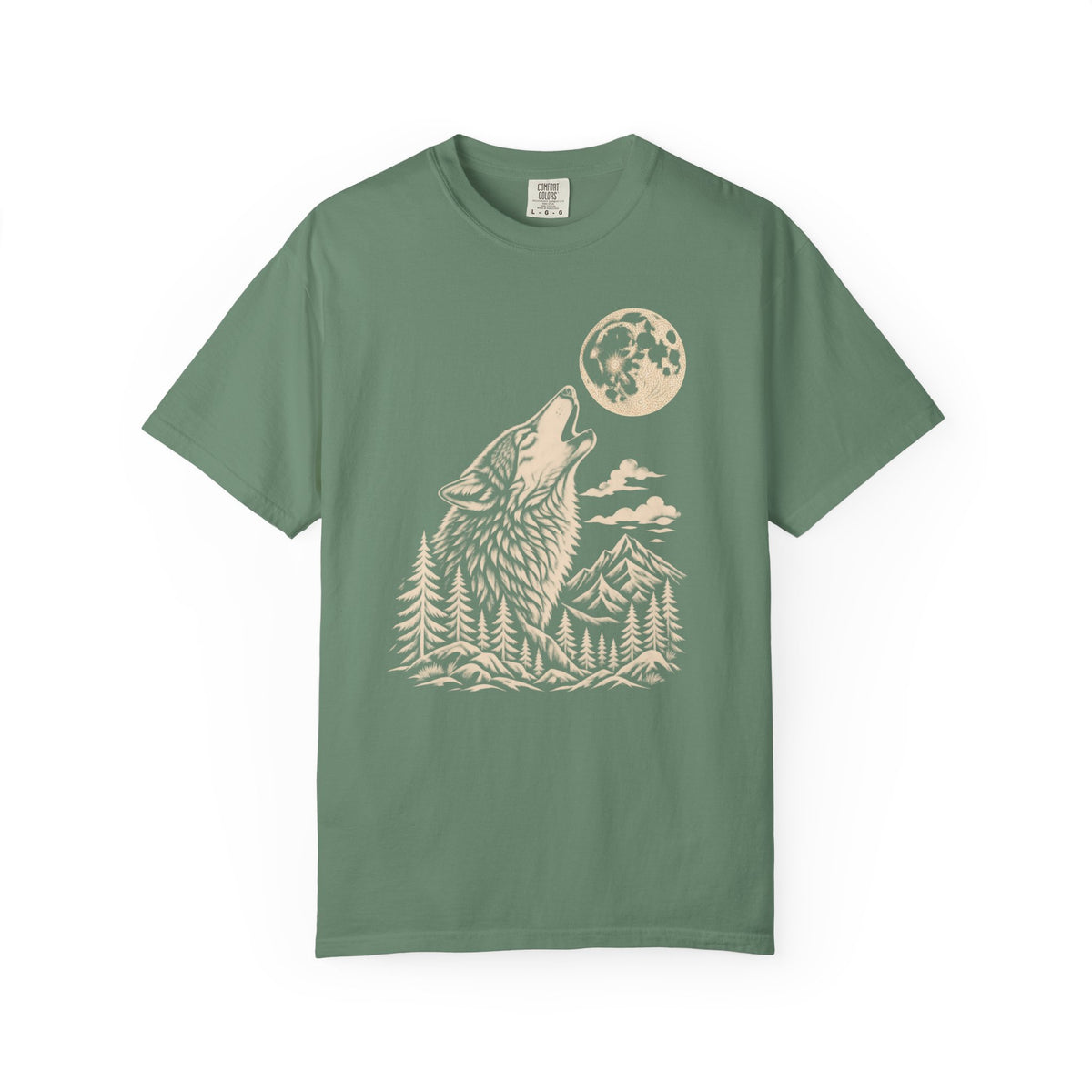 Wolf Howl T-Shirt — Moonlit Wilderness Witchy Graphic Tee