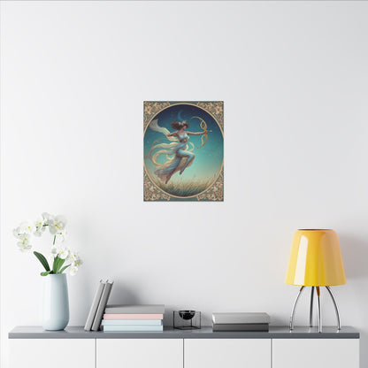 Artemis Under the Stars – Art Nouveau Goddess Wall Art