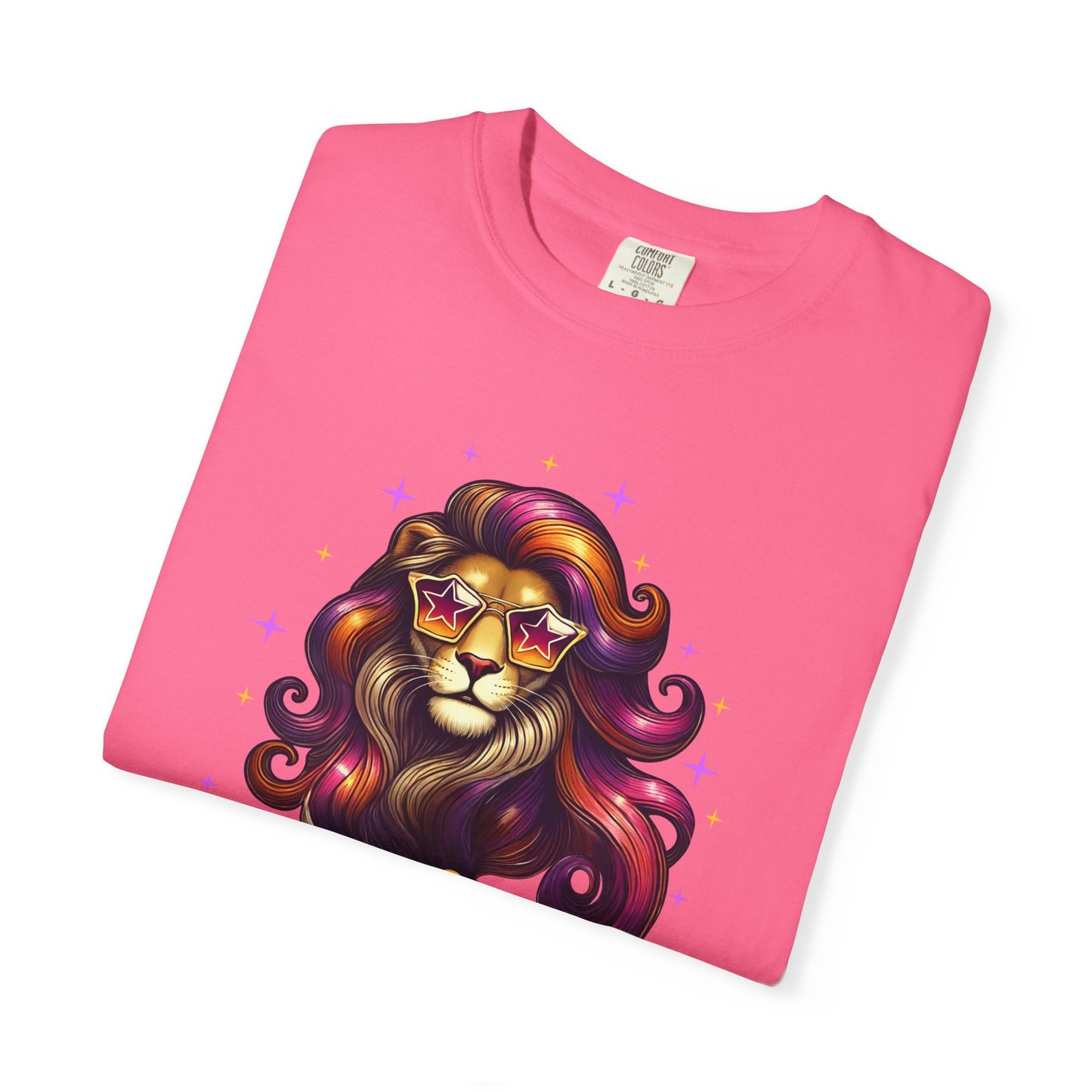 Leo Fabulous Tee – Groovy Colorful Zodiac Shirt
