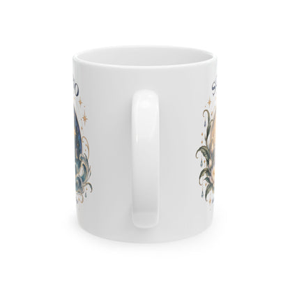 Scorpio Zodiac Celestial Moon Coffee Mug 11oz and 15 oz | Astrology Birthday Mystical Mug