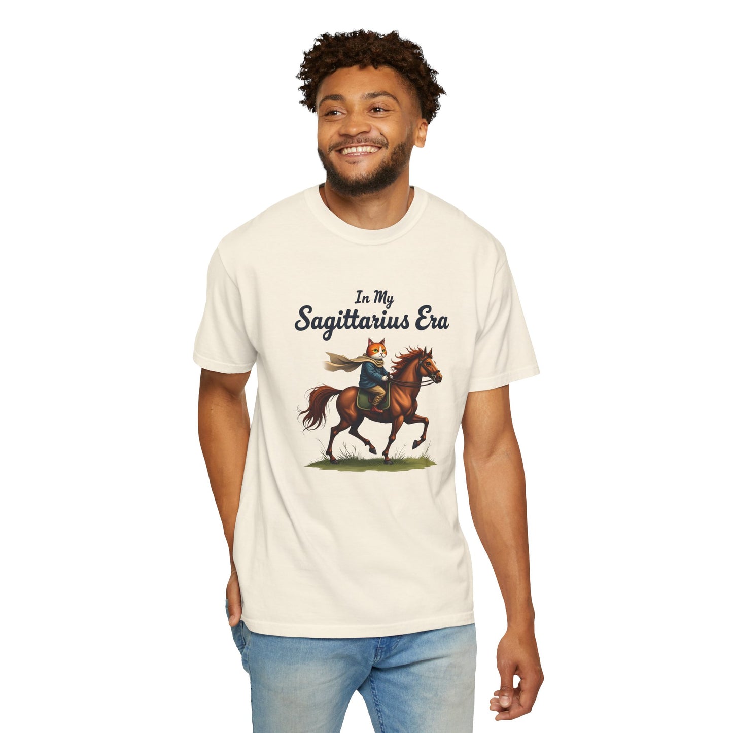 In My Sagittarius Era – Funny Free-Spirited Rider Tee
