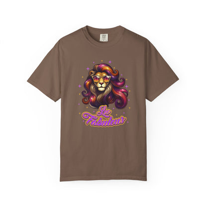 Leo Fabulous Tee – Groovy Colorful Zodiac Shirt