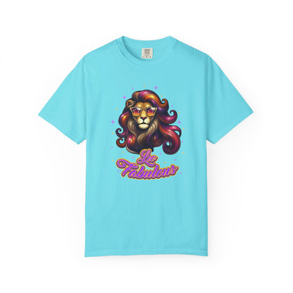 Leo Fabulous Tee – Groovy Colorful Zodiac Shirt