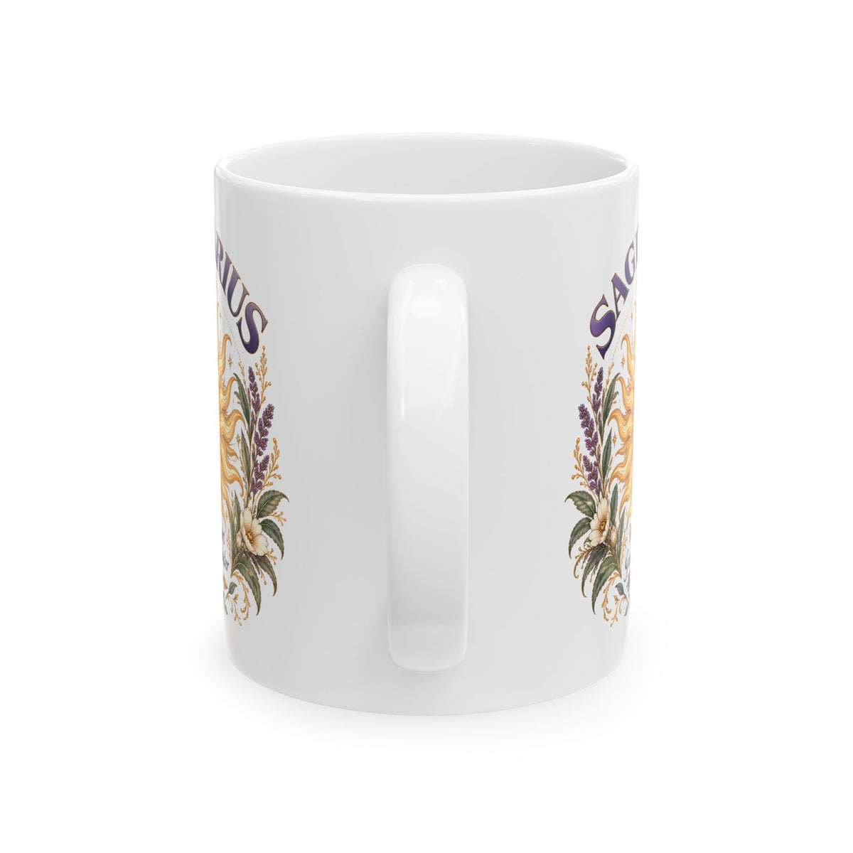 Sagittarius Zodiac Celestial Sun Mug 11oz and 15 oz Coffee Cup