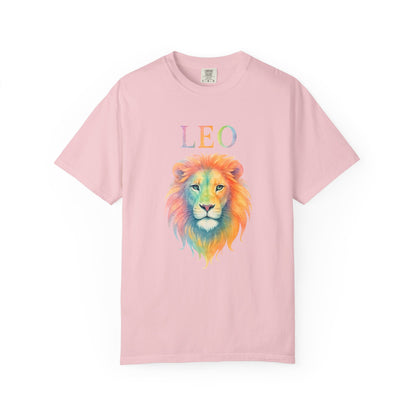 LEO Tee – Colorful Lion Zodiac Shirt