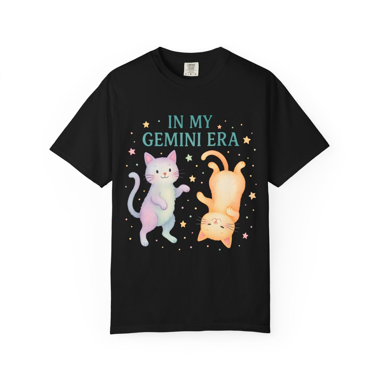 In My Gemini Era Tee – Playful Funny Cats Zodiac Shirt