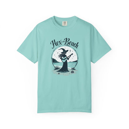 Hex on the Beach - Funny Witch Guitar Tee