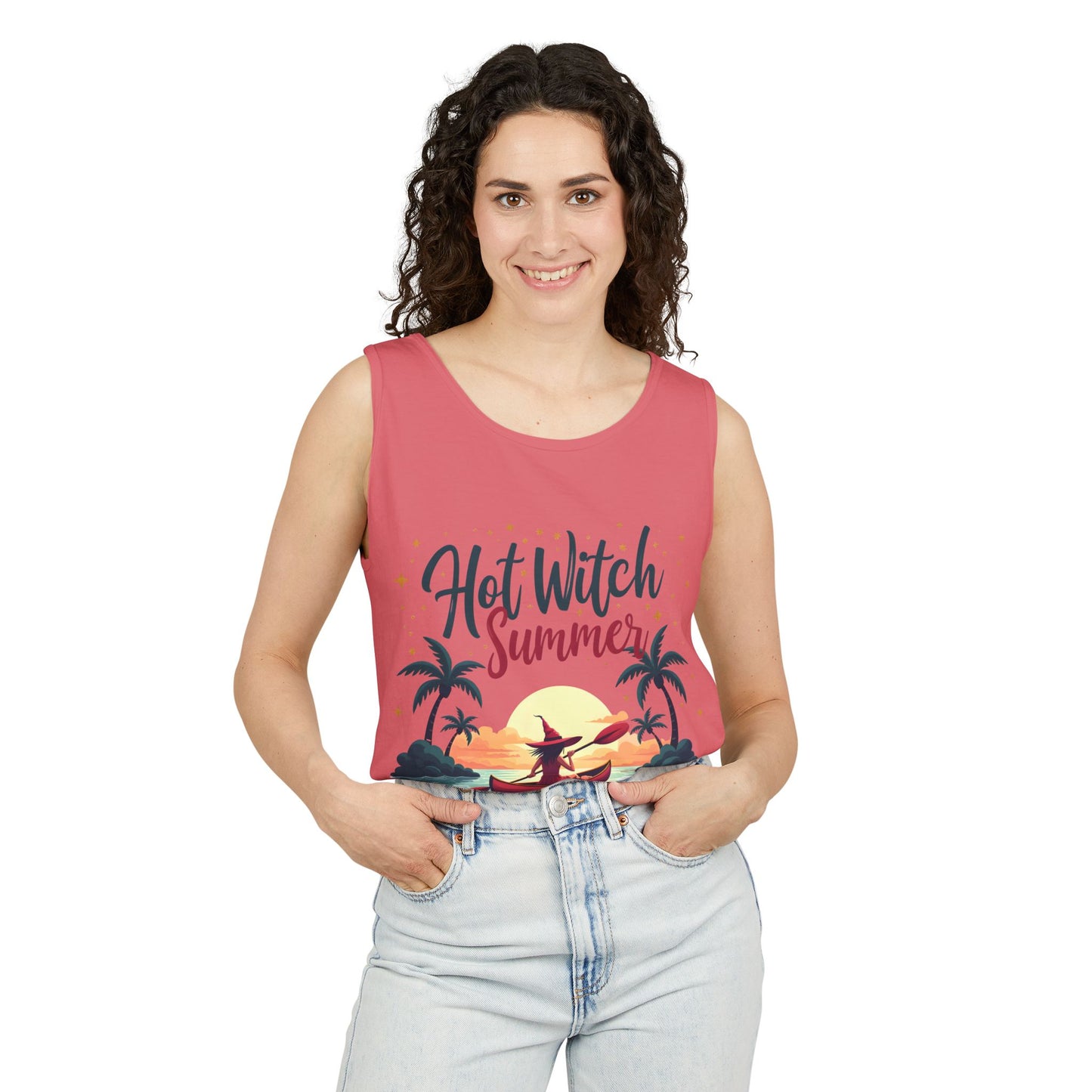Hot Witch Summer - Canoe Witch Unisex Tank