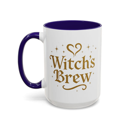 Witch’s Brew – Magical Elixir Mug (11oz & 15oz, Color Accent Options)
