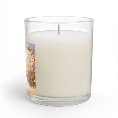Personalized Leo Zodiac Candle | Lion Astrology Custom Gift