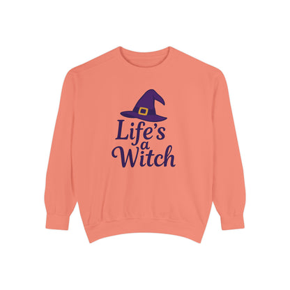 Life’s a Witch Sweatshirt – Funny Witch Hat Pullover