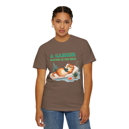 A Cancer Spotted in the Wild – Funny Zodiac Cat Tee
