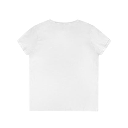 Leolicious Women’s V-Neck Tee – Empowering Retro Lion Zodiac Shirt