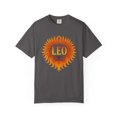 Leo Lion Flame Mane Tee - Vibrant Radiance
