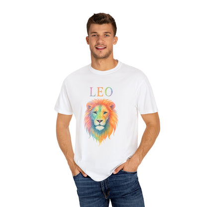 LEO Tee – Colorful Lion Zodiac Shirt