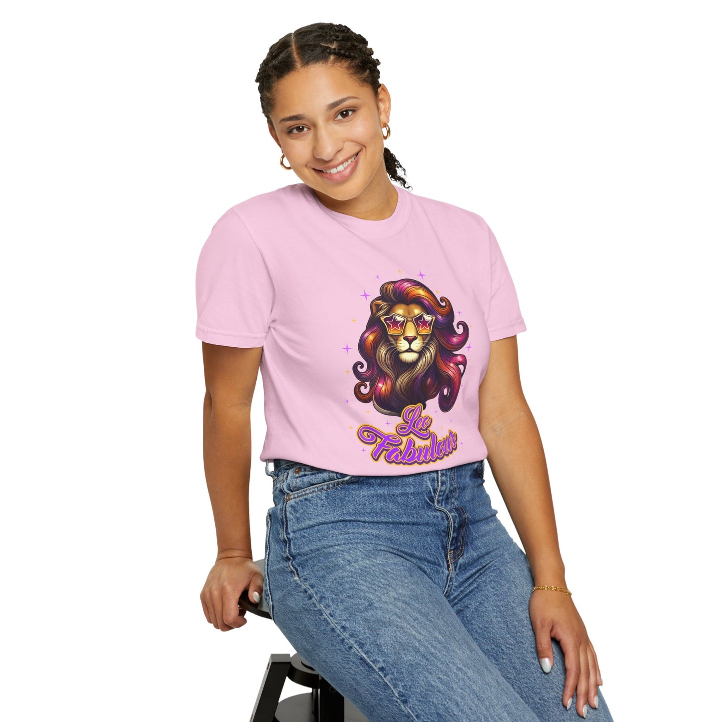 Leo Fabulous Tee – Groovy Colorful Zodiac Shirt