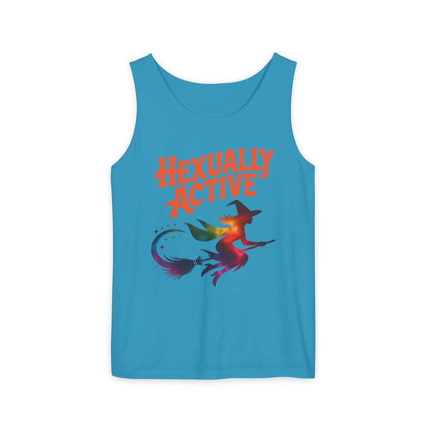 Hexually Active – Cheeky Rainbow Witch Tank
