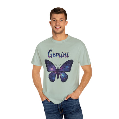 Gemini Butterfly Tee – Colorful Zodiac Shirt