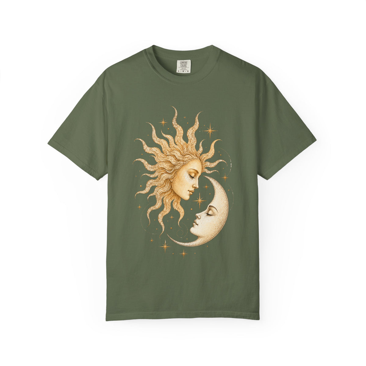 Boho Celestial Moon and Sun Unisex T-Shirt