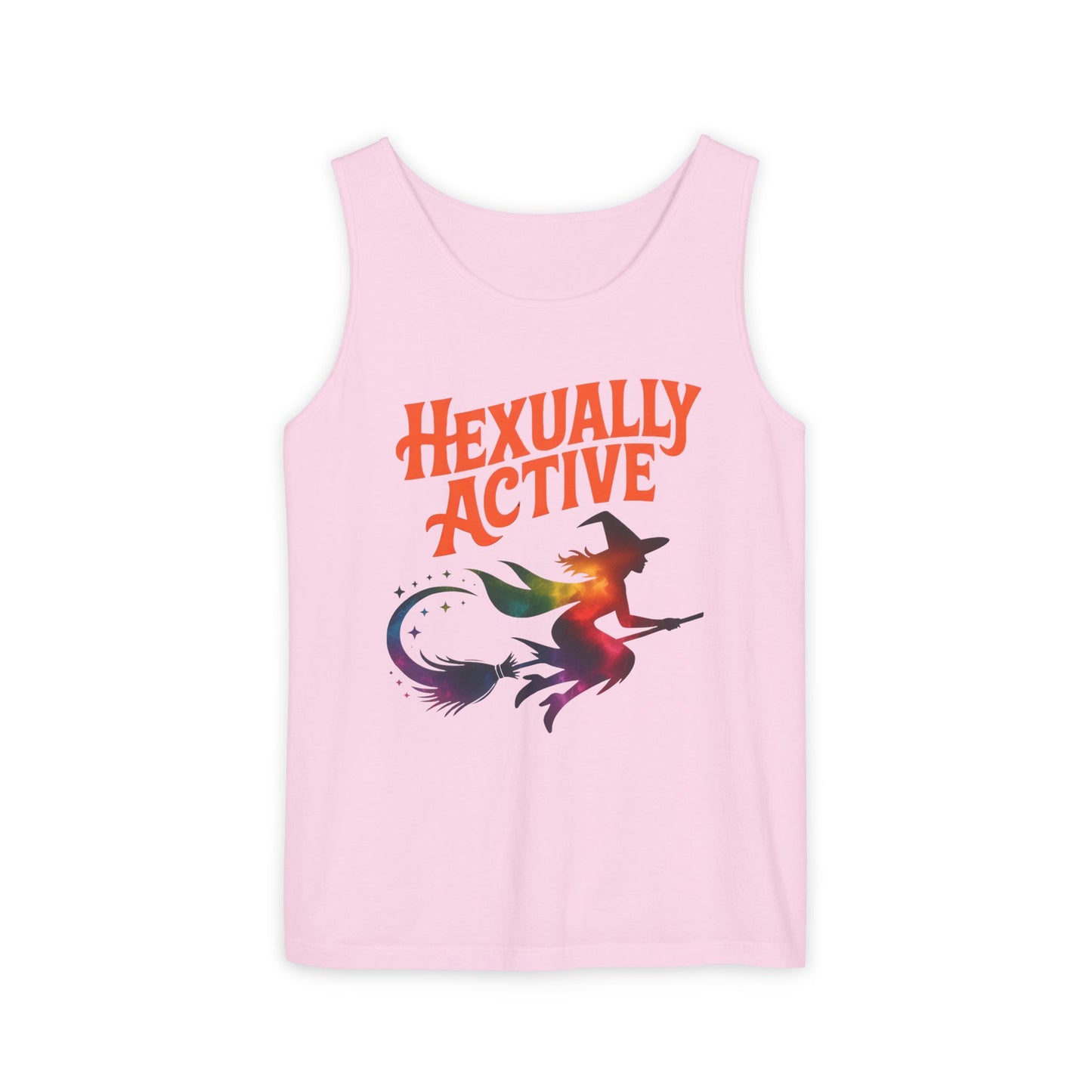 Hexually Active – Cheeky Rainbow Witch Tank