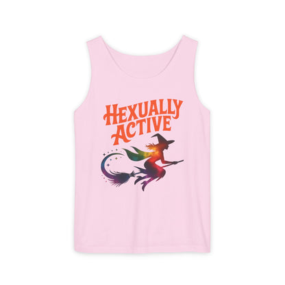 Hexually Active – Cheeky Rainbow Witch Tank