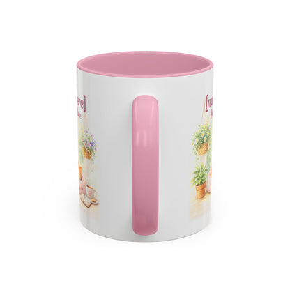 Personalized Name Cat Mug - Custom "Happy Place" Ceramic Mug for Cat Lovers