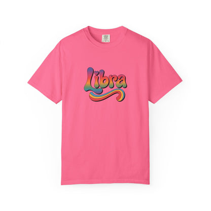 Libra – Retro Wavy Groovescape Zodiac Tee