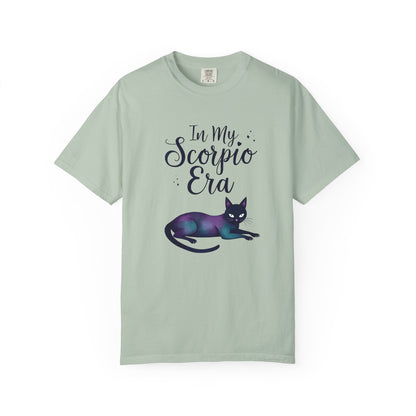 In My Scorpio Era – Mystical Black Cat Tee for the Zodiac Baddie