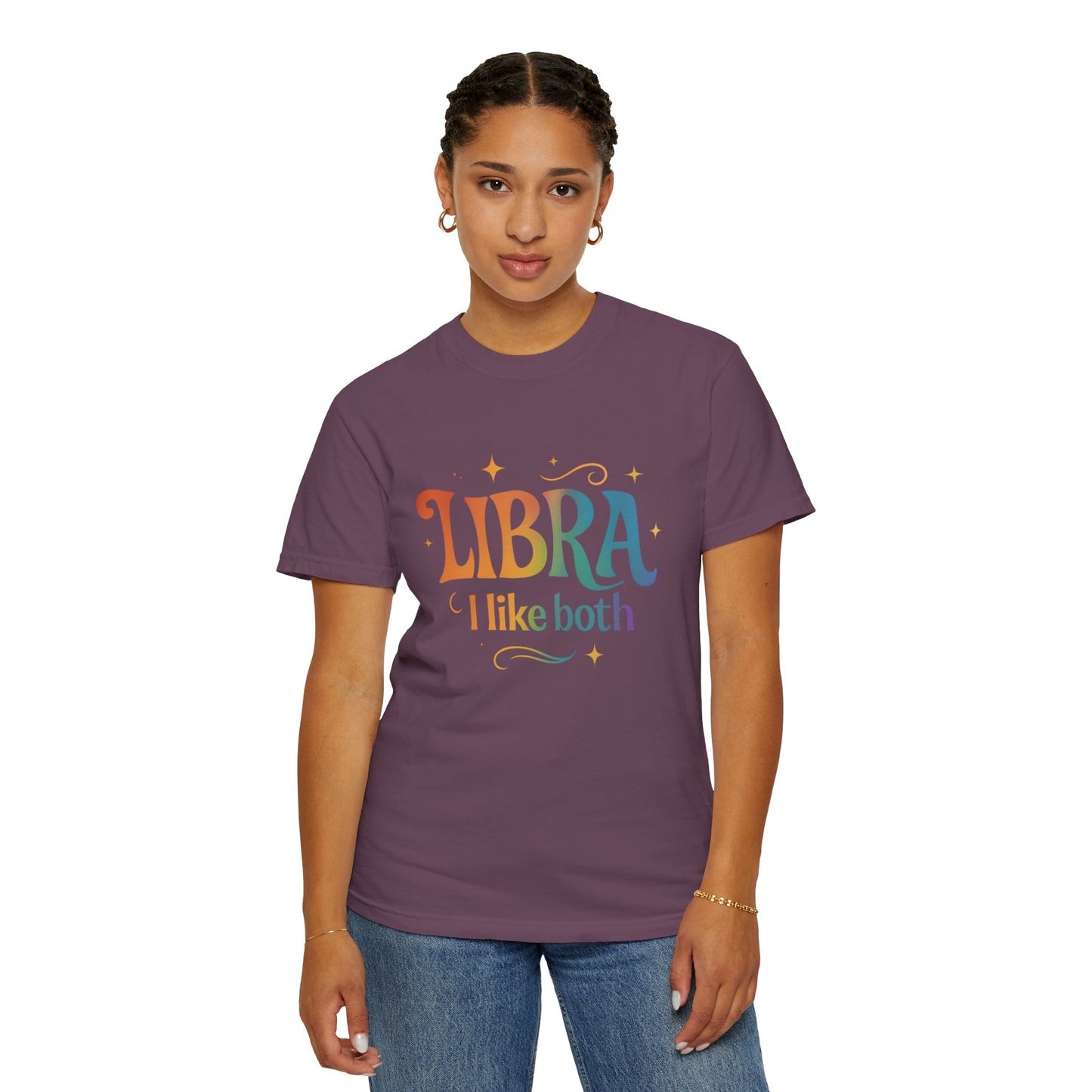 Libra I Like Both Tee – Rainbow Zodiac Shirt