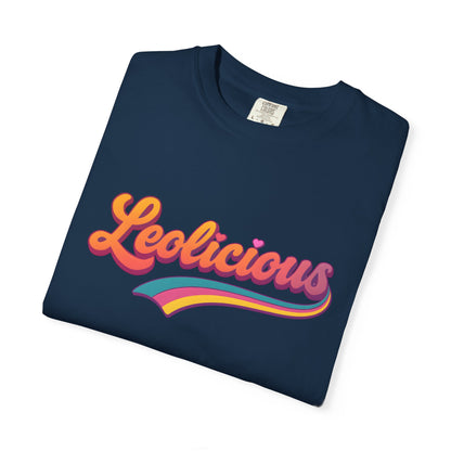 Leolicious – Retro Groovy Leo Zodiac Tee