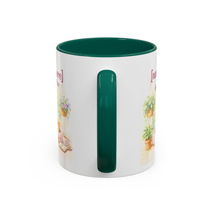 Personalized Name Cat Mug - Custom "Happy Place" Ceramic Mug for Cat Lovers