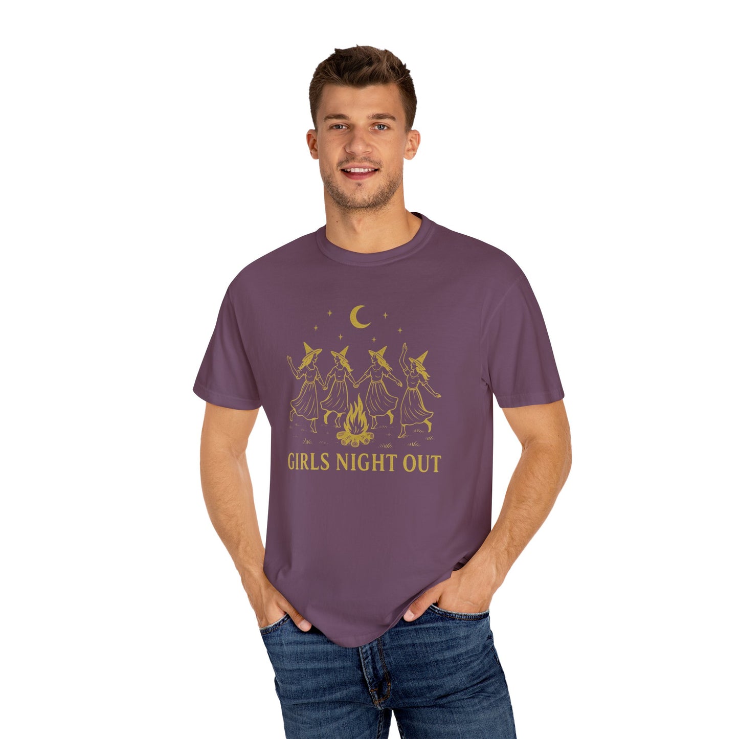 Girls Night Out Witchy Bonfire | Unisex Comfort Colors Tee