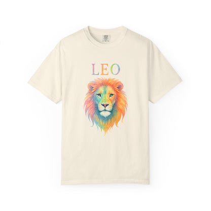 LEO Tee – Colorful Lion Zodiac Shirt