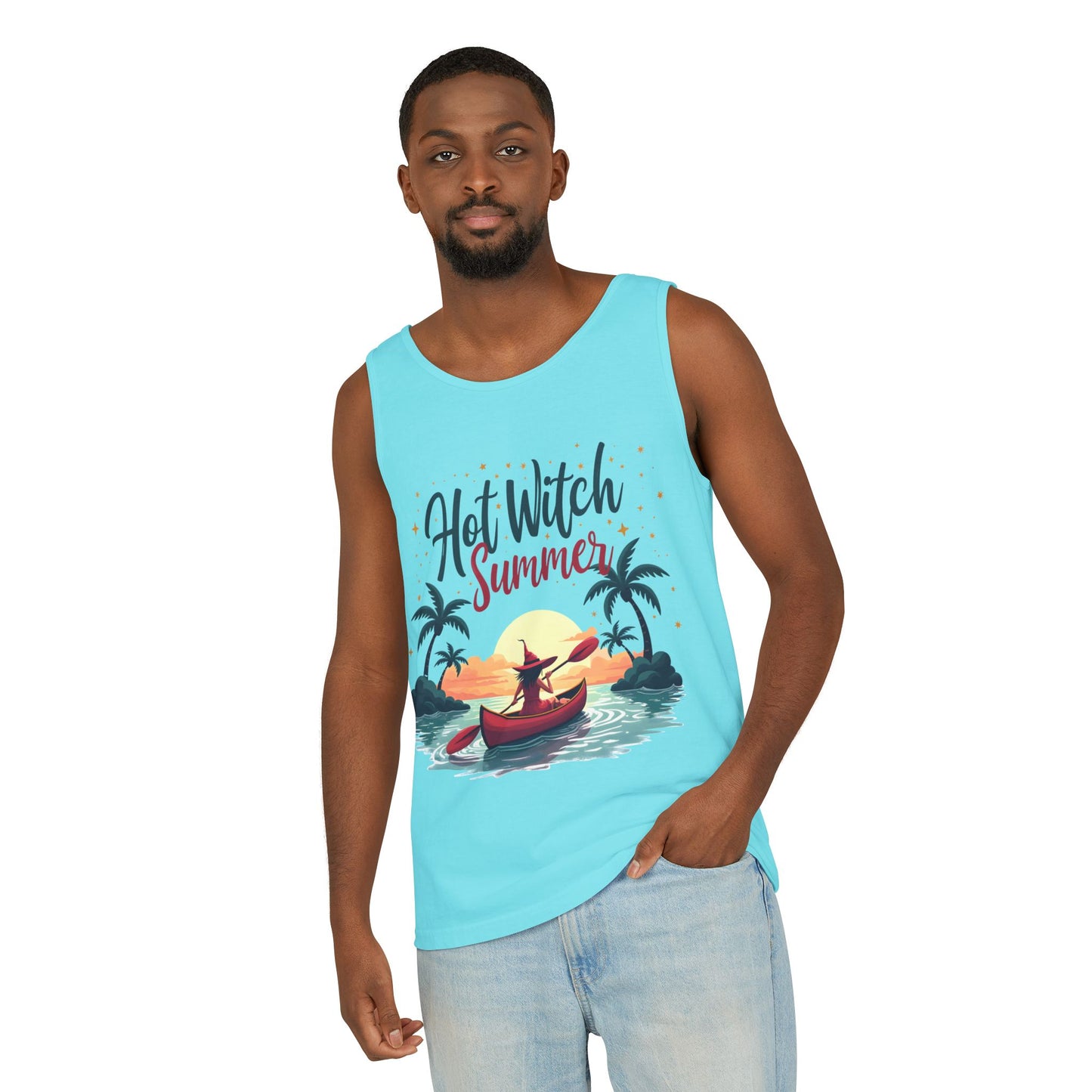 Hot Witch Summer - Canoe Witch Unisex Tank