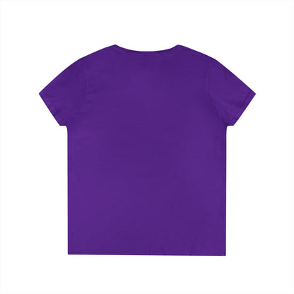 Leolicious Women’s V-Neck Tee – Empowering Retro Lion Zodiac Shirt